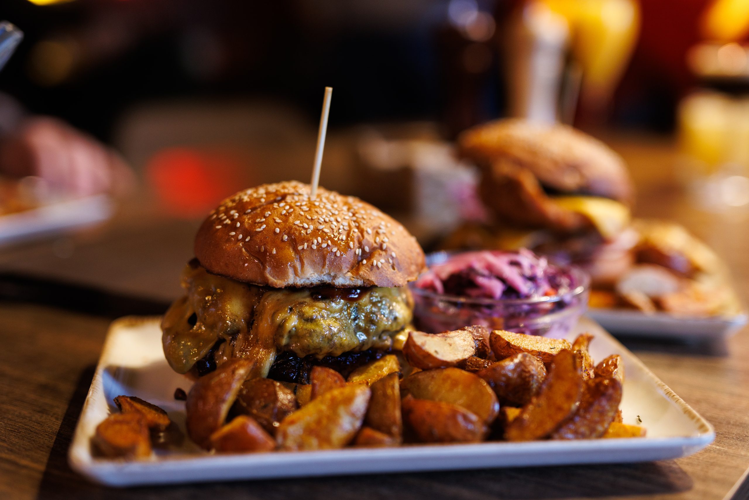 Bourbon Chicken Burger
